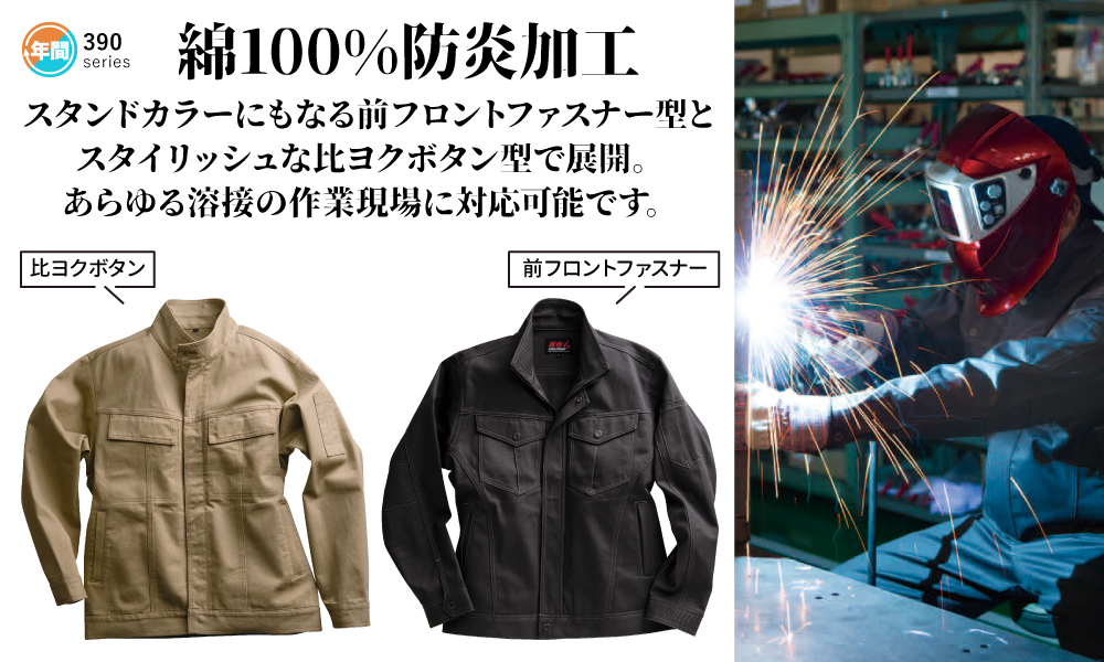 内ポケット式溶接業向け作業服内 上下10セット - その他